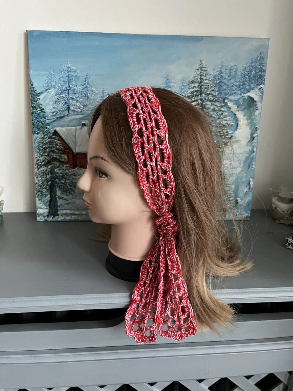 Headband Headband Forehead Band Hoofdband Venda 1m10 Red Pink One size – photo 4